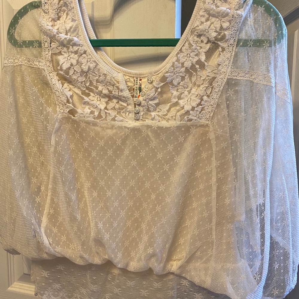 Free people white shirt